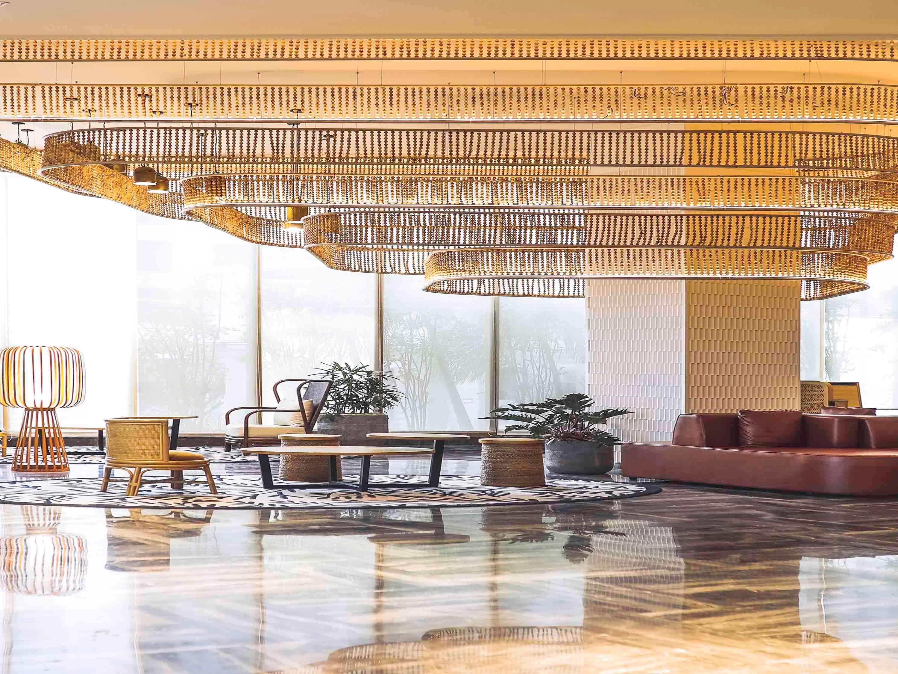 ホテル ノボテル ハイデラバード エアポート エクステリア 写真 The lobby of the hotel
